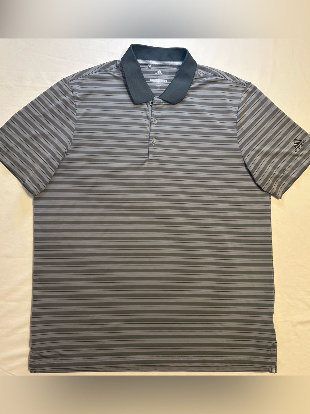 Adidas Men’s Ultimate365 3-Color Stripe Golf Polo Shirt- Style Code CD3378